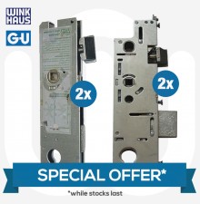 SPECIAL OFFER! 2x Winkhaus & 2x GU Old Style Centre Cases 35mm Backset